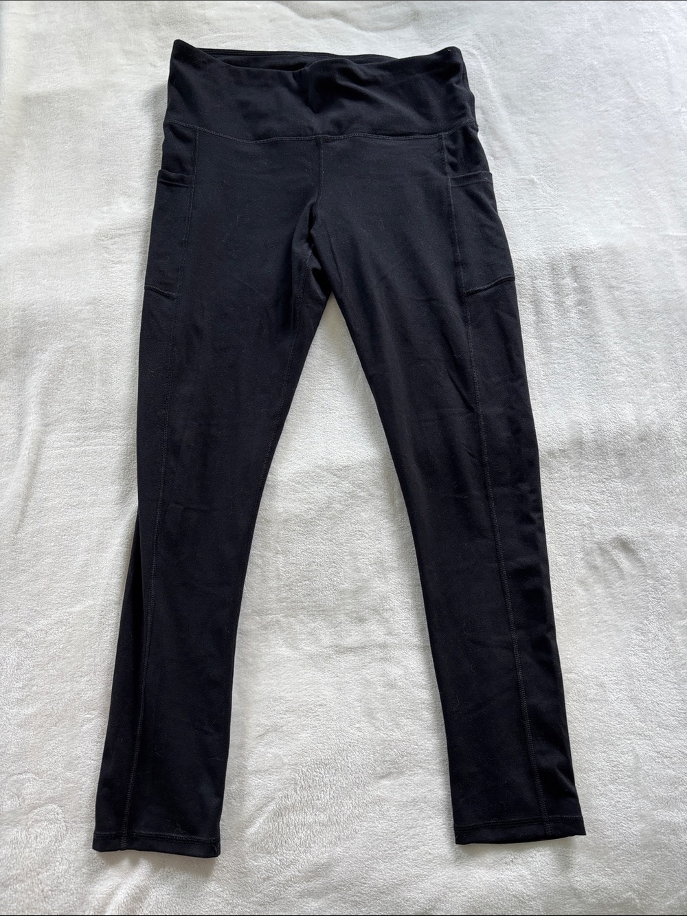 Black High-Rise Pocket Leggings